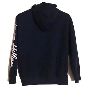 TOMMY HILFIGER   Zip Up Hoodie For Women Navy Blue Size Large